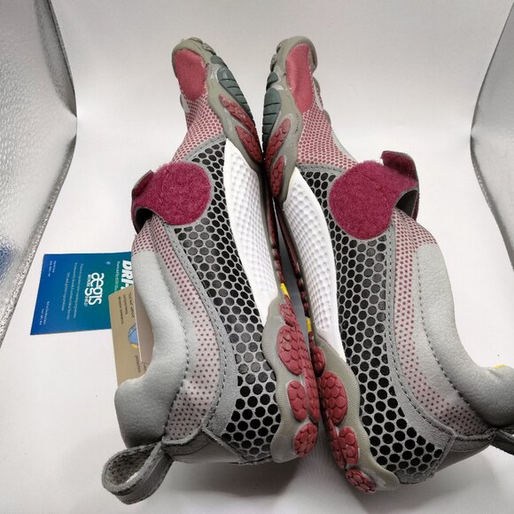 VIBRAM fivefingers W3493 Womens Size 37 (6.5/7) Bikila Grey Cream Berry - Picture 4 of 7